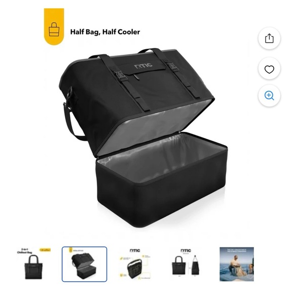 RTIC Black 2-in-1 Chillout Bag - Picture 2 of 2